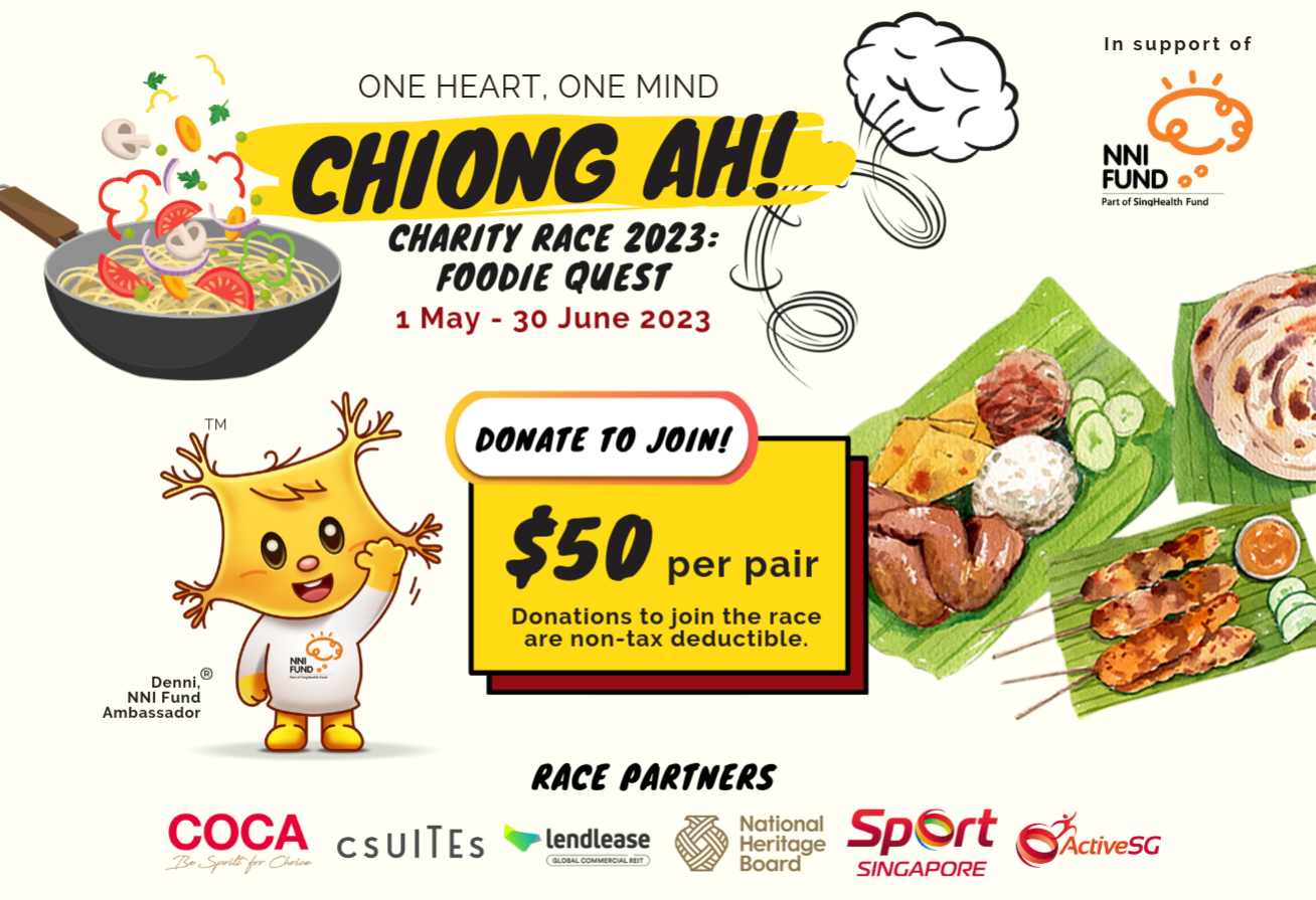 ‘One Heart, One Mind’ CHIONG AH! Charity Race 2023: Foodie Quest